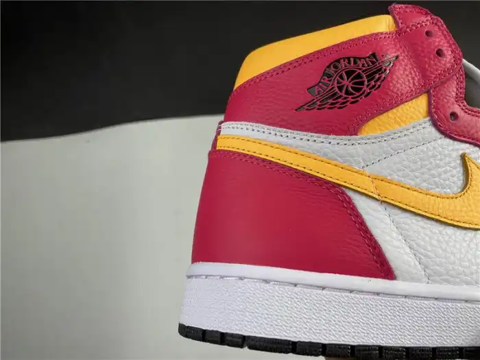 Reps LY Air Jordan 1 High OGLight Fusion Red 555088-603 0131