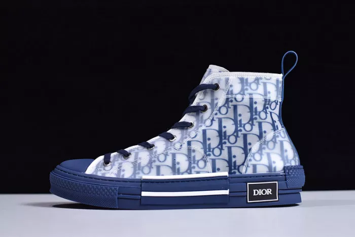 LY DR B23 High Top Oblique Sneaker Blue 0117