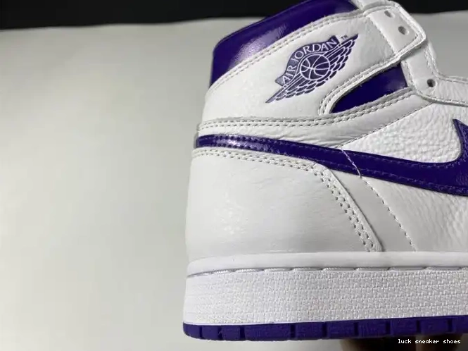 Cheap LY JORDAN PURPLE CD0461-151 HIGH AIR COURT 1 RETRO 0222