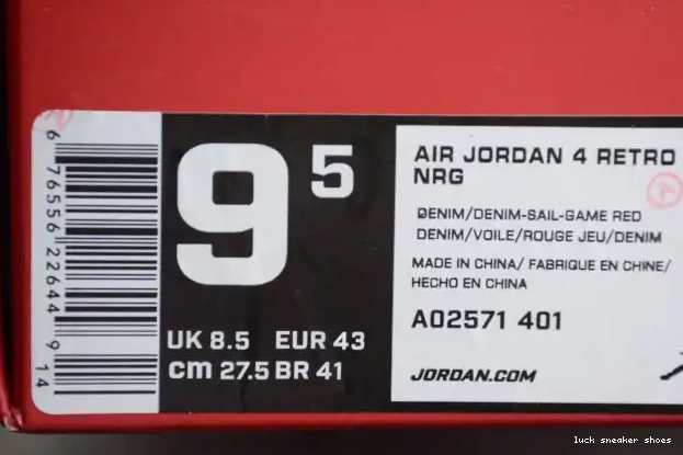 Reps LY Jordan 4 Levi's Nike AO2571-401 x Air Denim 0217