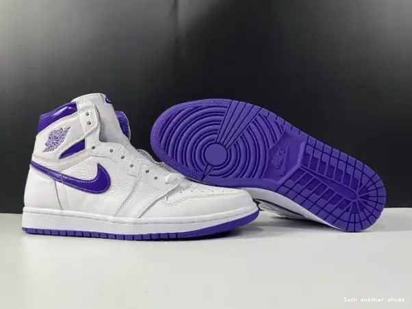 Cheap LY JORDAN PURPLE CD0461-151 HIGH AIR COURT 1 RETRO 0222