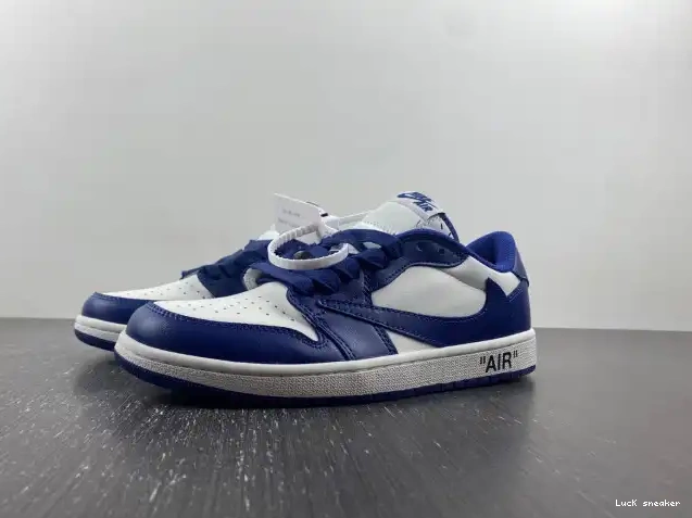 Cheap LY OFF-WHITE AIR X JORDAN X DM7890-101 CUSTOM TRAVIS SCOTT 1 0220