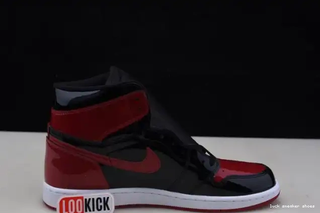 Cheap LY 555088-063 Patent OG Jordan Air 1 Bred High 0214