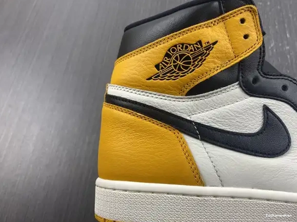 Rep LY Yellow Jordan OG Toe High Air 1 555088-711 0212