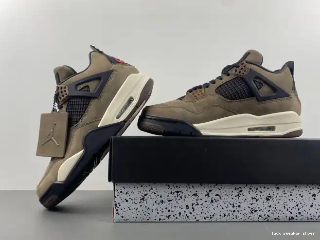 Cheap LY Retro 4 Air TS Jordan AJ4-882335 Travis x Scott Brown 0212