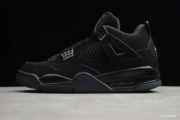 Rep LY (2020) Cat CU1110-010 Air Jordan 4 Black 0221