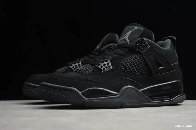 Rep LY (2020) Cat CU1110-010 Air Jordan 4 Black 0221