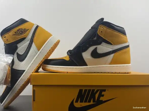 Rep LY Yellow Jordan OG Toe High Air 1 555088-711 0212