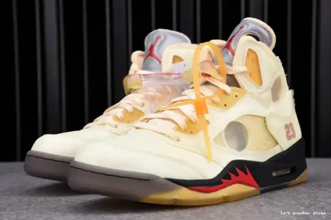 Rep LY Sail Jordan Retro OFF-WHITE 5 DH8565-100 0227