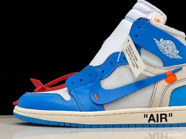 Cheap LY Off-White Air AQ0818-148 Jordan 1 Powder Blue UNC 0212