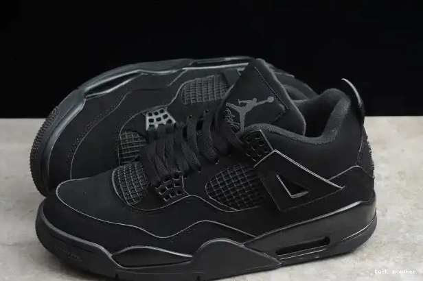 Rep LY (2020) Cat CU1110-010 Air Jordan 4 Black 0221