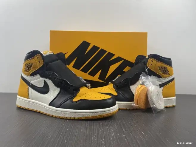 Rep LY Yellow Jordan OG Toe High Air 1 555088-711 0212