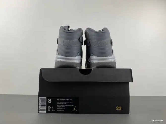 Rep LY 8 305381-014 Jordan Cool Retro Grey 0224