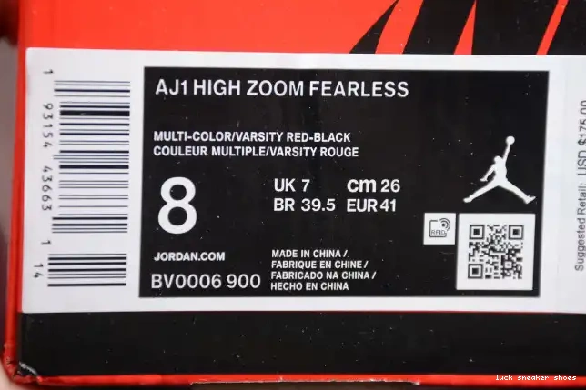 Reps LY Air High Jordan Fearless 1 Retro Zoom BV0006-900 0208